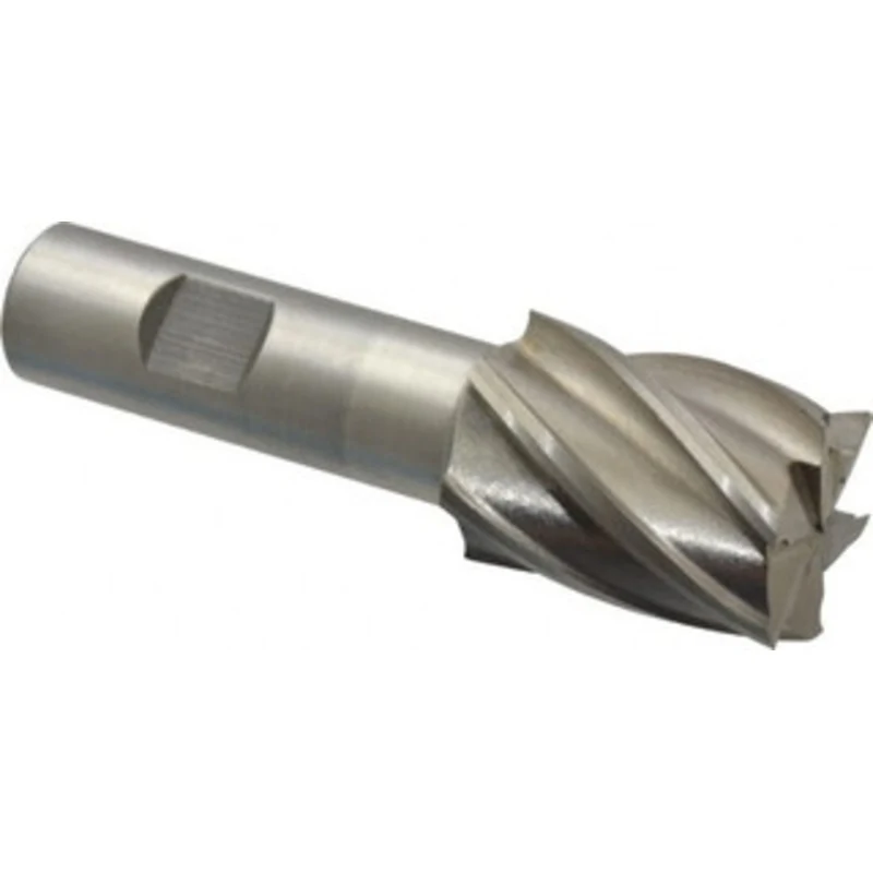 Value Collection 1-1/8, 1-1/2 LOC, 3/4 Shank Diam, 3-7/8 OAL, 6 Flute, Cobalt Square End Mill Single End, Uncoated, S...